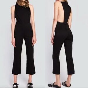 Wildfox Black Nikia Mad Maven Twill Jumpsuit